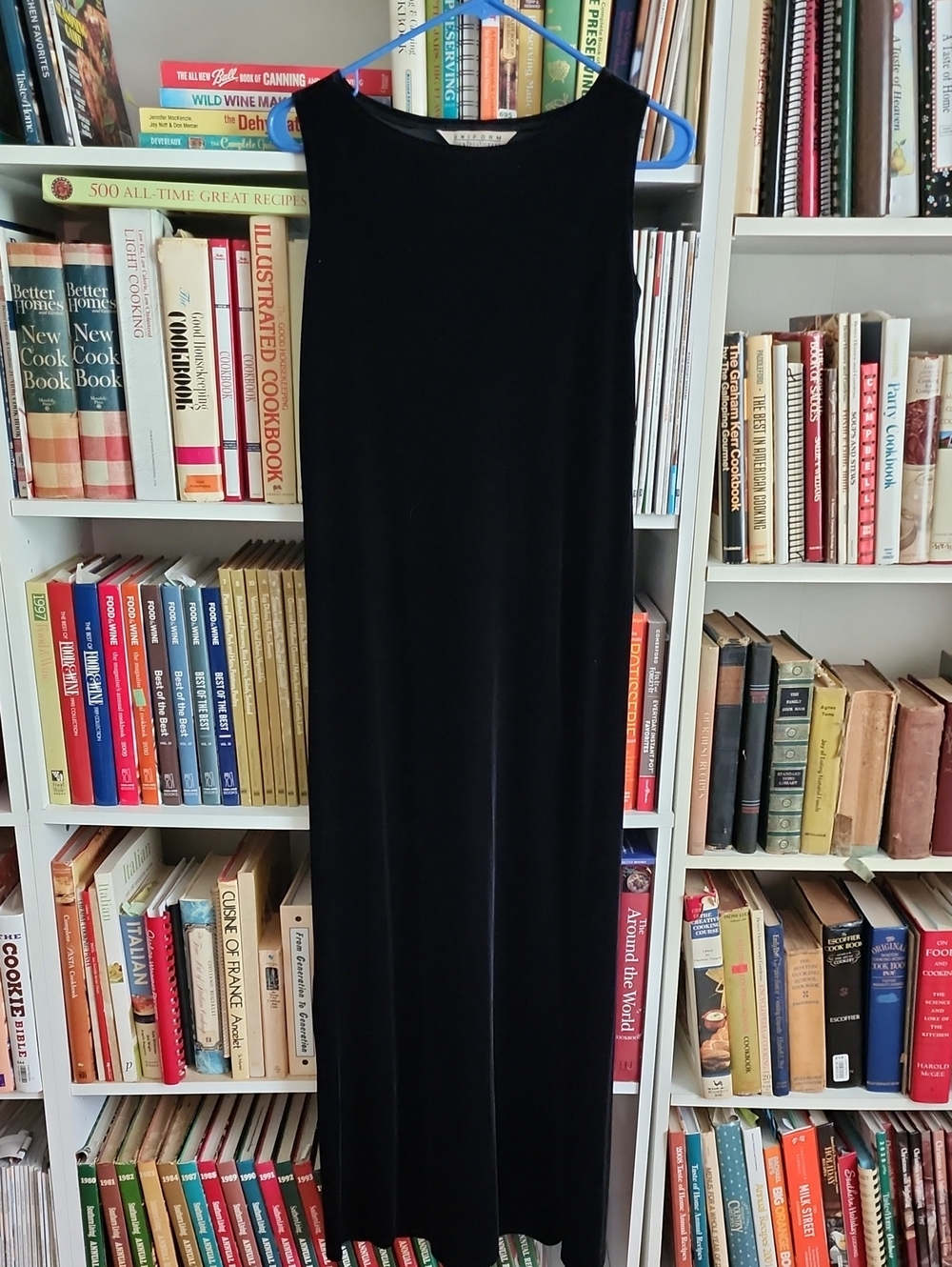 JohnPaulRichard Black Velvet Maxi Dress